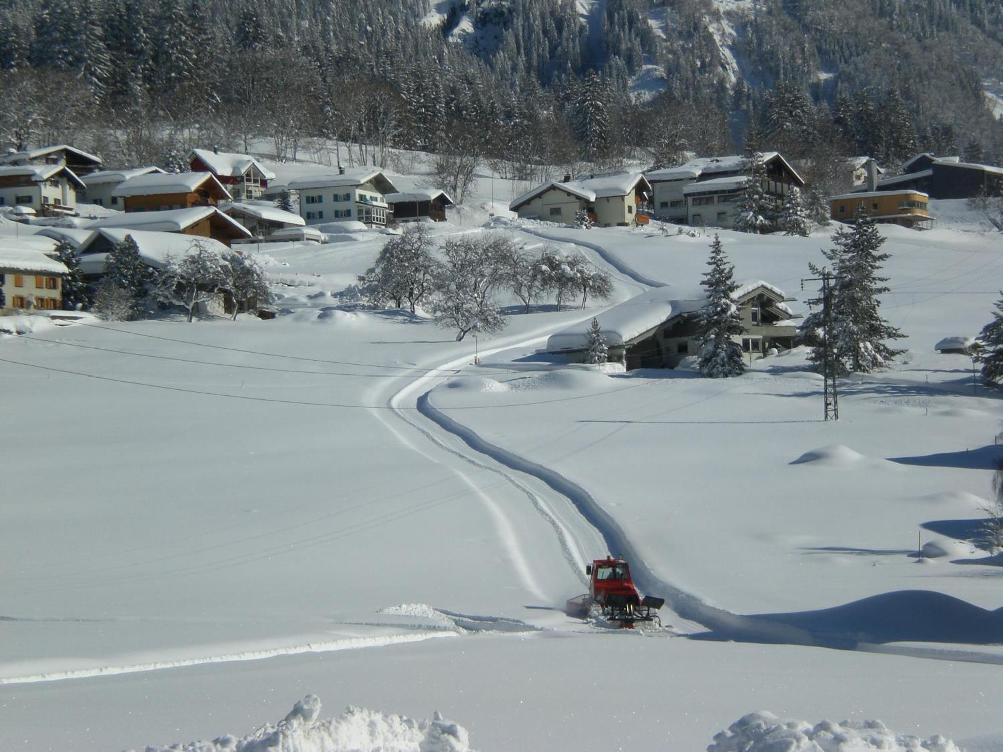 Ferienwohnung Gästehaus zum Bären Wald am Arlberg Exterior foto