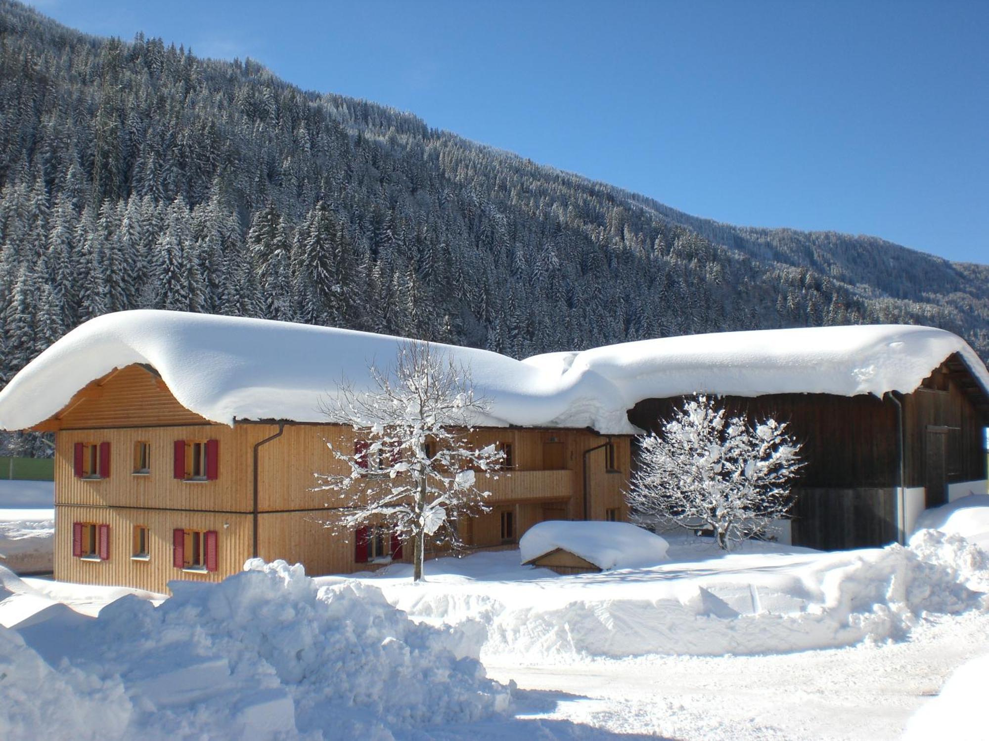 Ferienwohnung Gästehaus zum Bären Wald am Arlberg Exterior foto